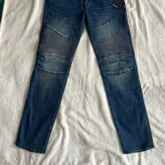 True Religion Brand Jeans Rocco Relaxed Skinny Denim Jean Men's Size 34Wx32L NWT - Picture 3 of 11